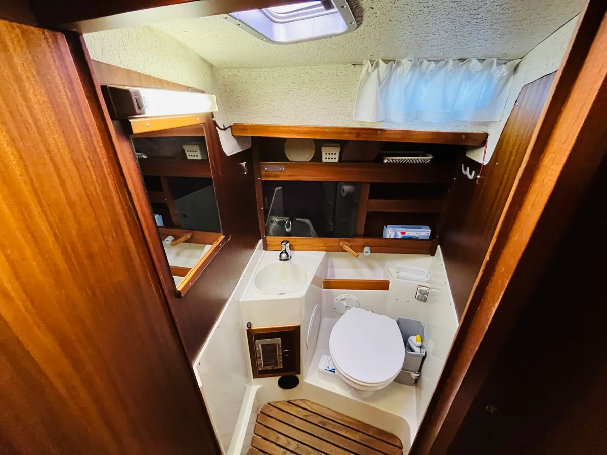 Baño completo a bordo