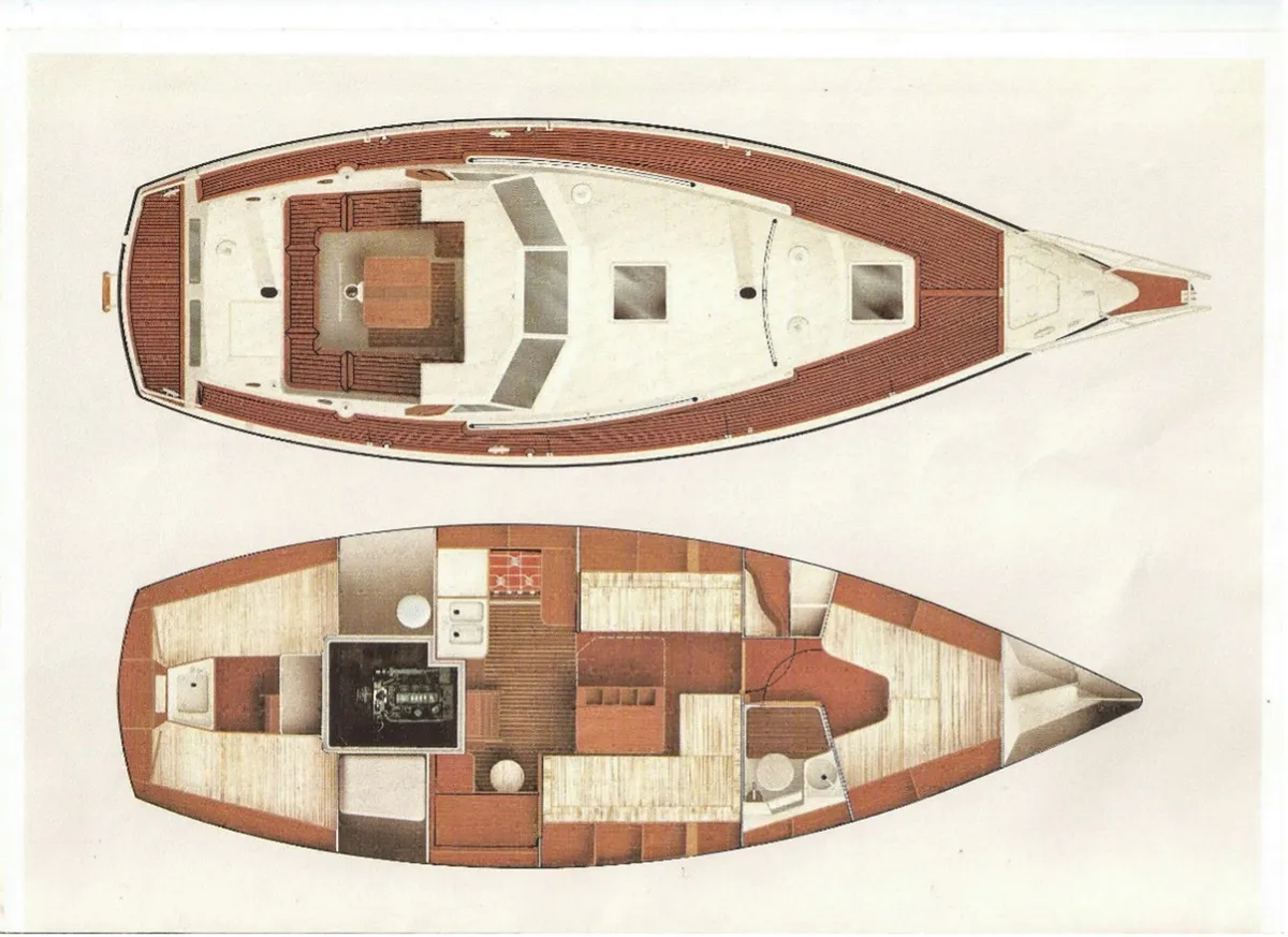 Distribución del barco