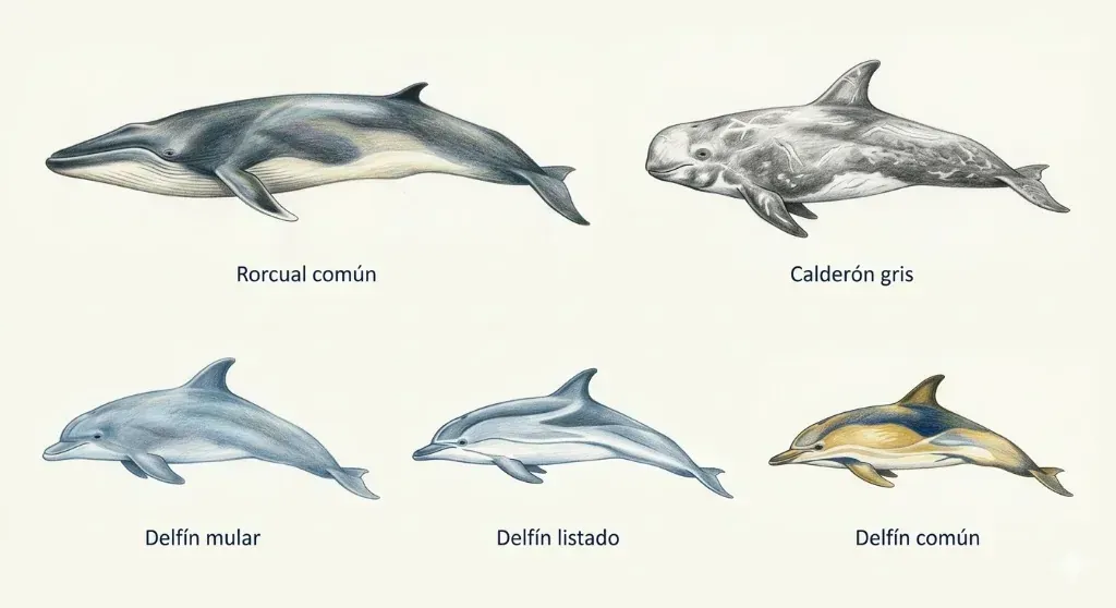 Guia visual de cetacis al Mediterrani