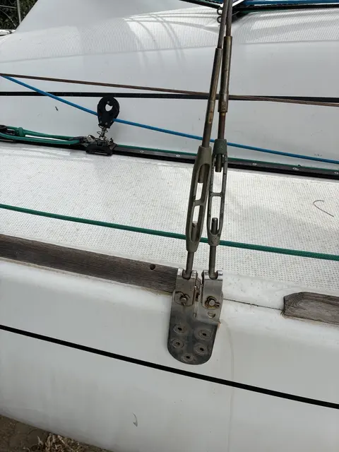 Tensores de la jarcia de 2004 con corrosión