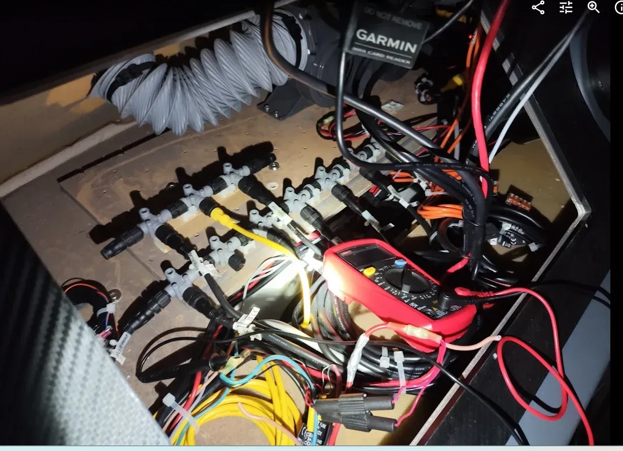 Repairing a boat’s electronic systems